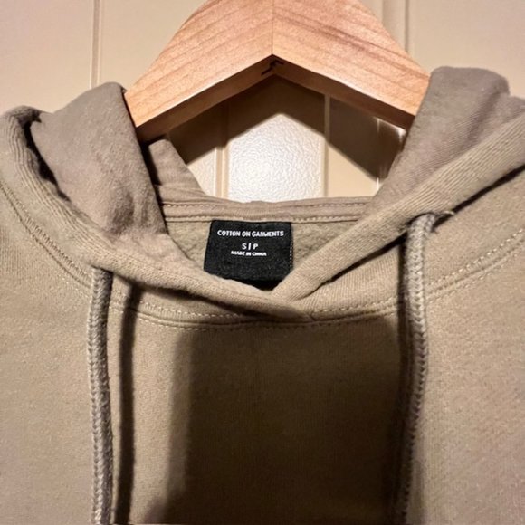 Women's tan cotton-on hoodie, small - Picture 3 of 3